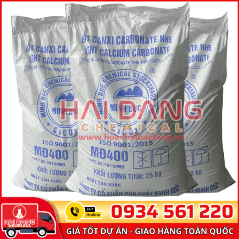 Bột Đá CaCO3 Canxi Cacbonat Việt Nam