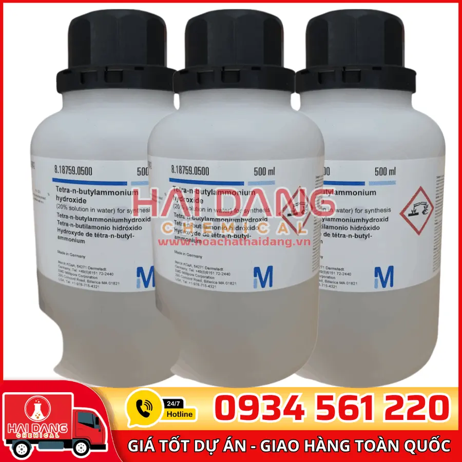 Tetra-n-butylammonium hydroxide lọ 500ml - Merck