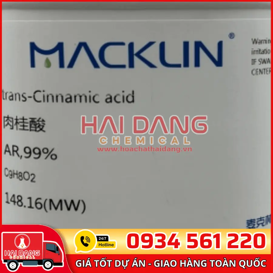 Trans-Cinnamic acid AR 99% 500g - Macklin
