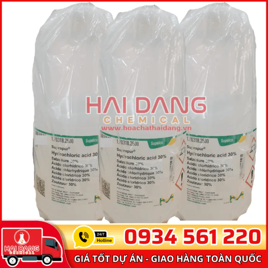 Hydrochloric Acid 30% lọ 2.5L - Merck