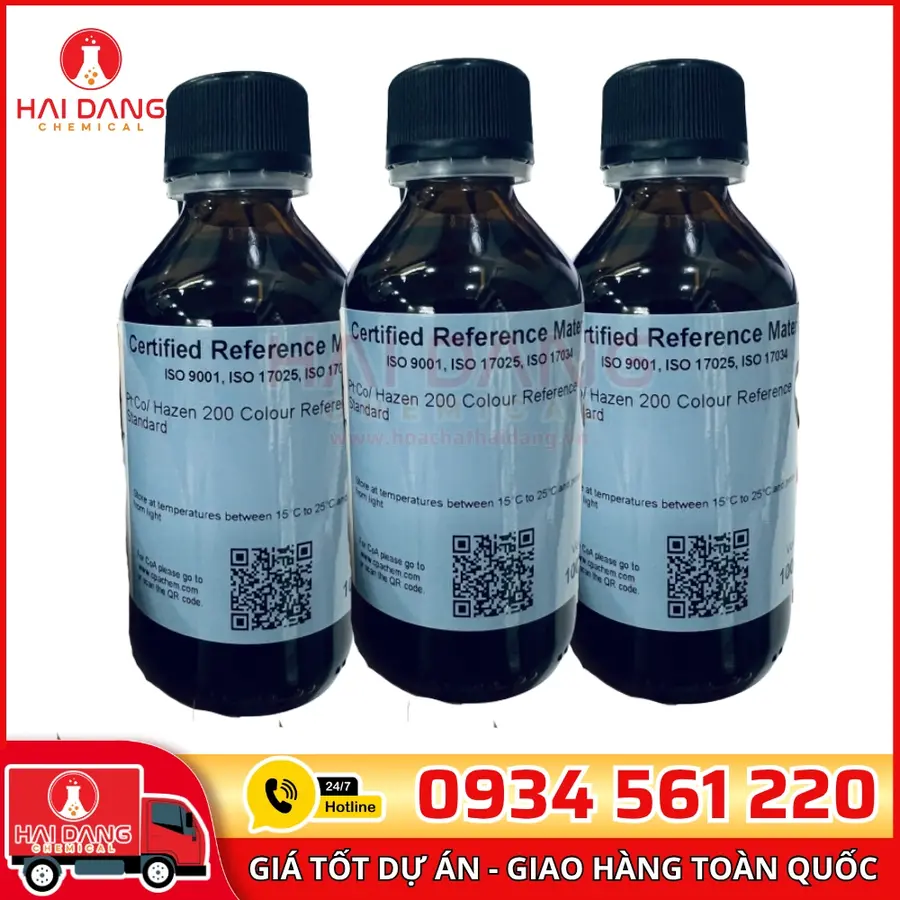 Dung dịch chuẩn Độ màu 200 Pt-Co – lọ 100 mL, Hãng CPAchem – Bulgaria