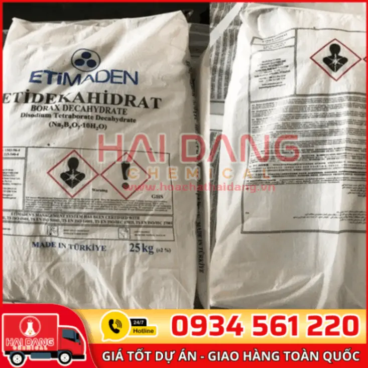 Hàn The Na2B4O7.5H2O Borax Thổ Nhĩ Kỳ