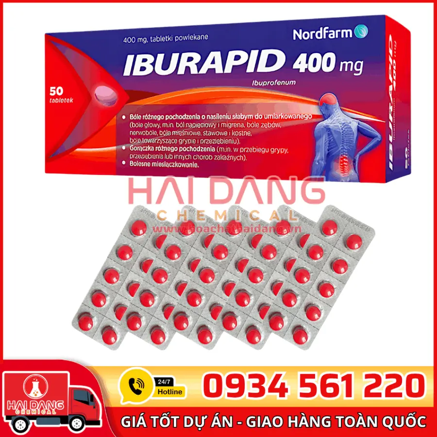 Ibuprofen Dạng Bột Ấn Độ – Nguyên Liệu Giảm Đau, Hạ Sốt