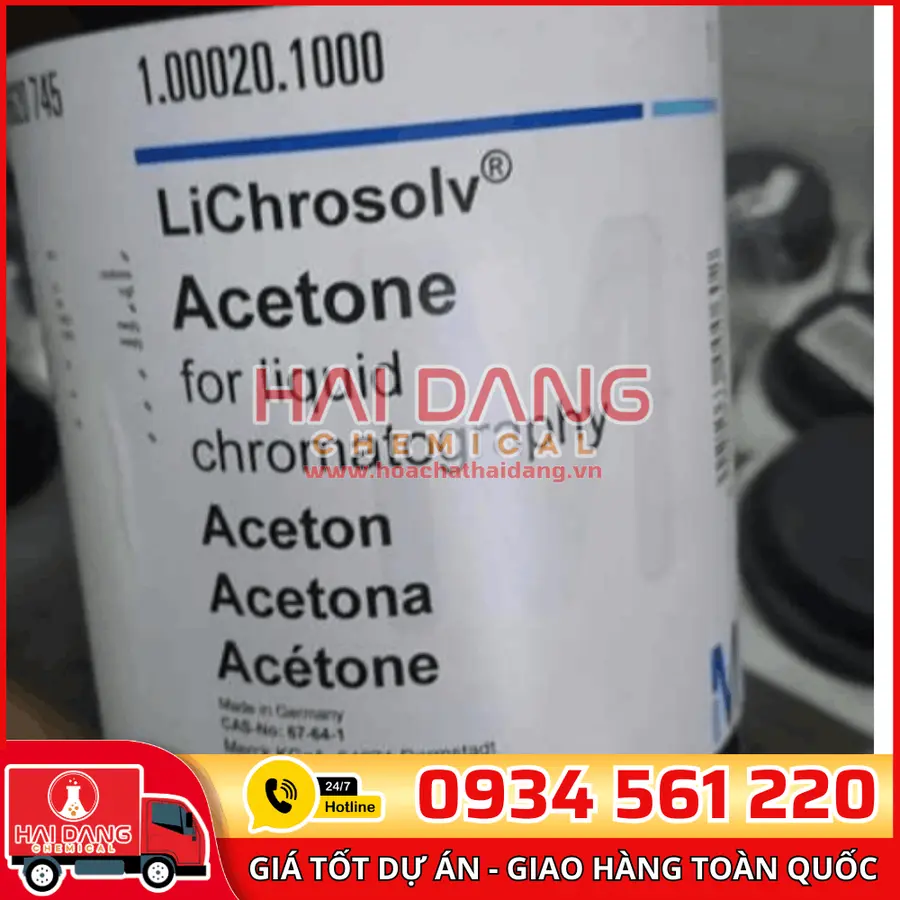 Acetone for Liquid Chromatography Lọ 1L - Merck 