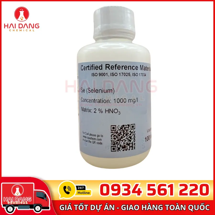 Dung Dịch Chuẩn Selenium (Se) 100mL Cho AAS CPAchem