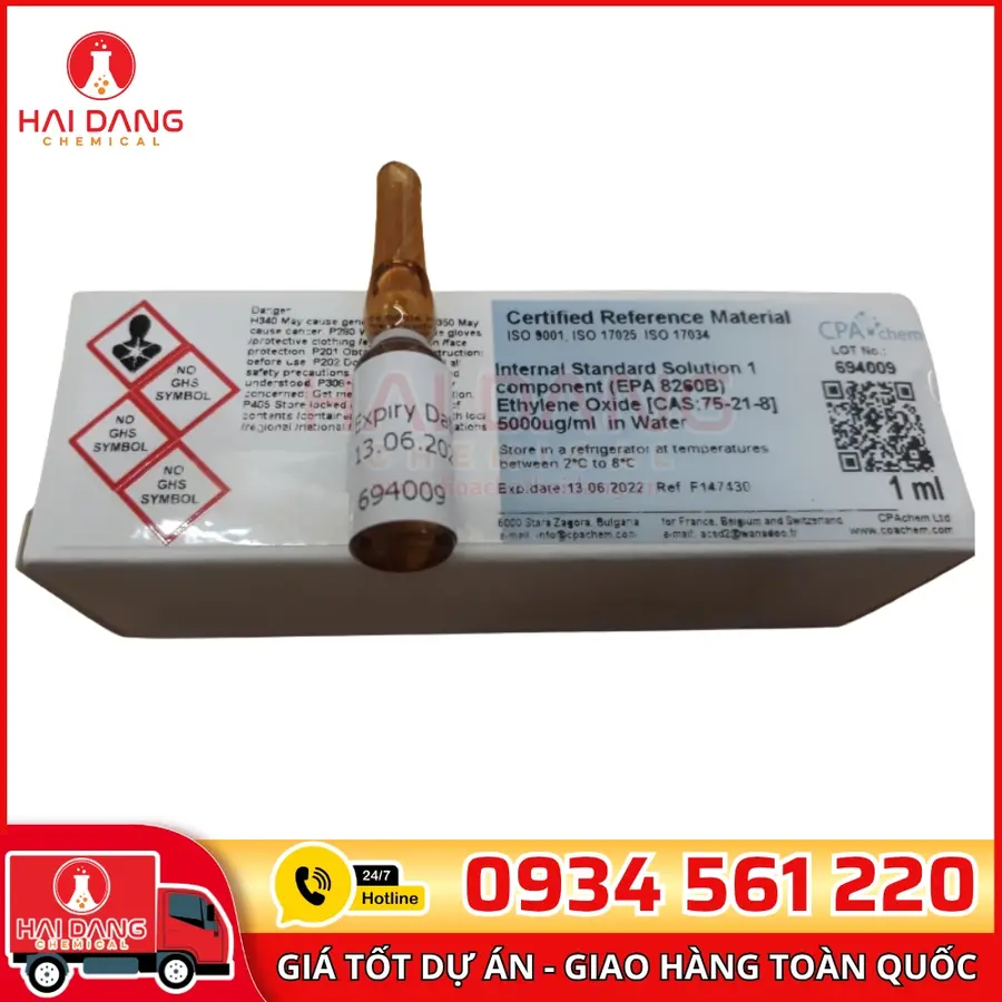 Dung Dịch Chuẩn Ethylene Oxide 5000µg/ml CPAchem
