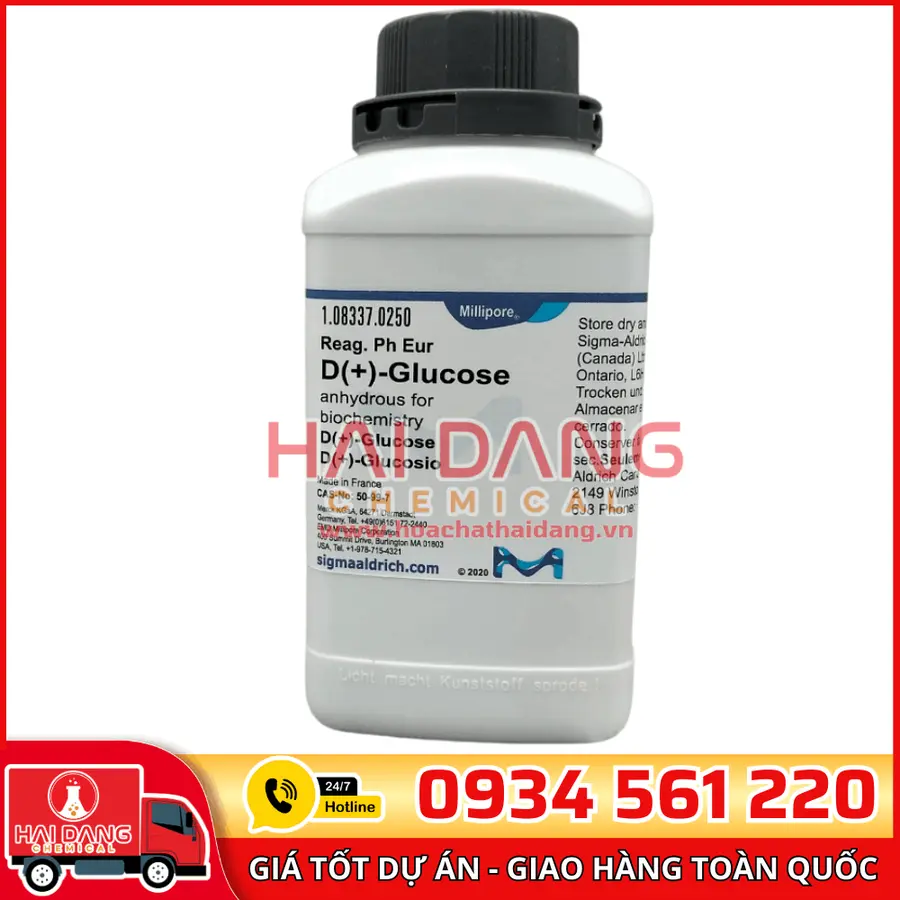 D(+)-Glucose anhydrous lọ 250g - Merck