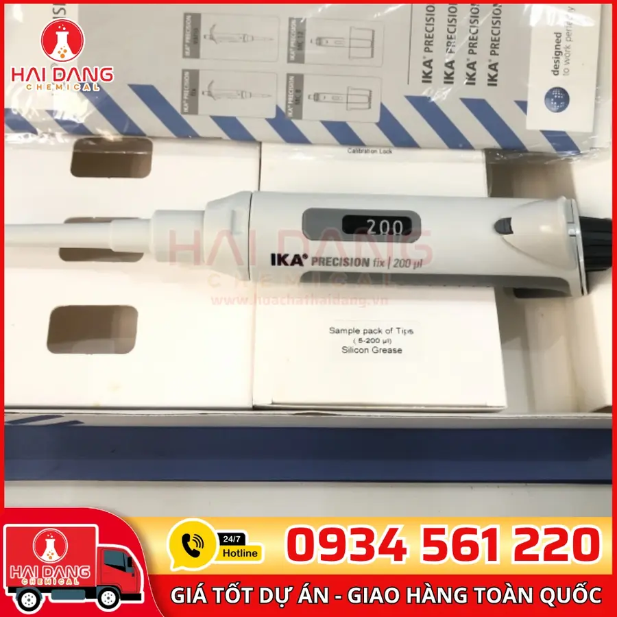 Micropipet Cố Định Thể Tích 200 µL, Hãng IKA – Đức