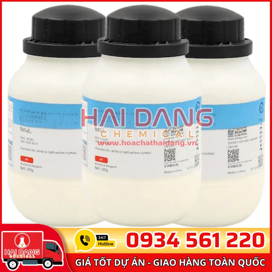 Methyl Red C₁₅H₁₅N₃O₂, lọ 500g - hãng Xilong
