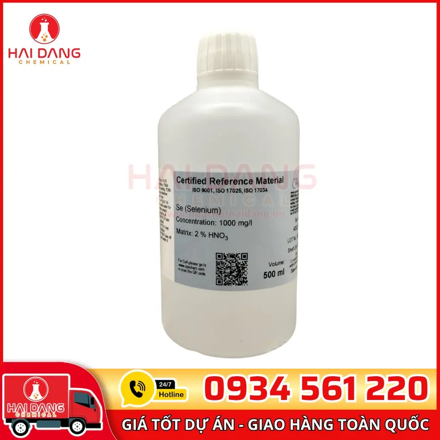 Dung Dịch Chuẩn Ni 1g/L Chai 500ml Dùng Cho AAS – CPAchem