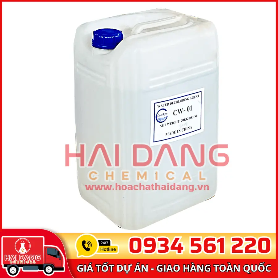 Khử Màu Nước CW-01 Trung Quốc