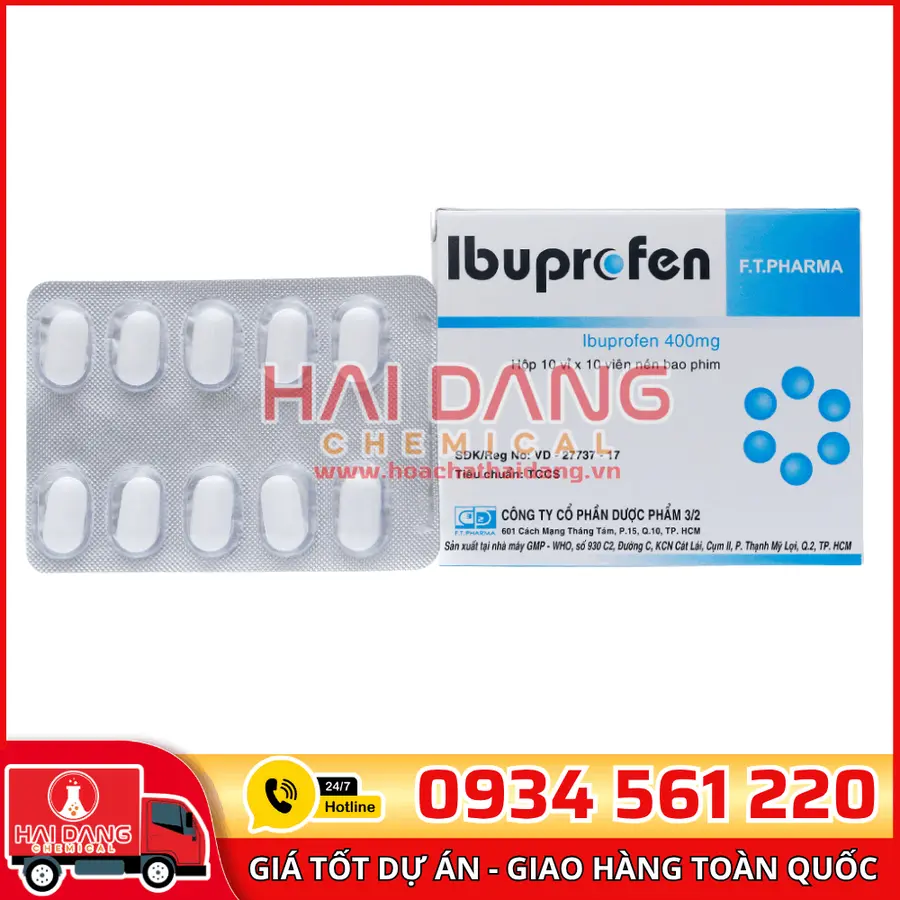 Ibuprofen Dạng Bột Ấn Độ – Nguyên Liệu Giảm Đau, Hạ Sốt