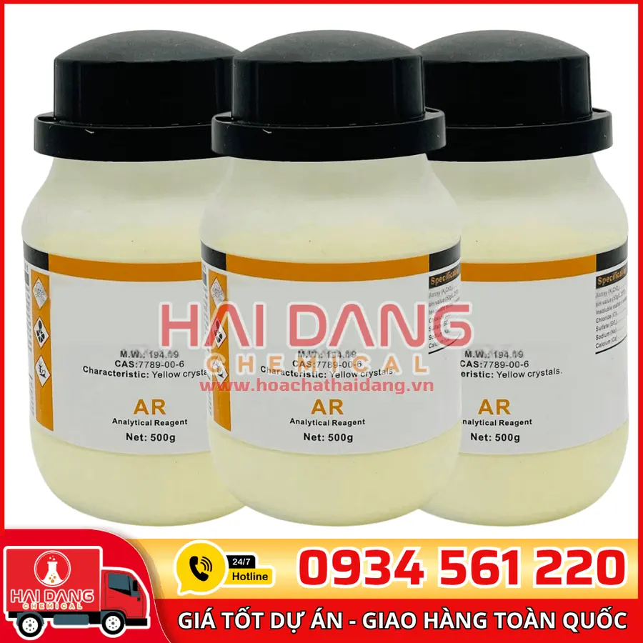 Bromo Cresol Green C₂₁H₁₄Br₄O₅S, lọ 500g - hãng Xilong
