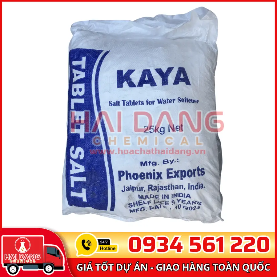 Muối Viên Kaya NaCl Ấn Độ