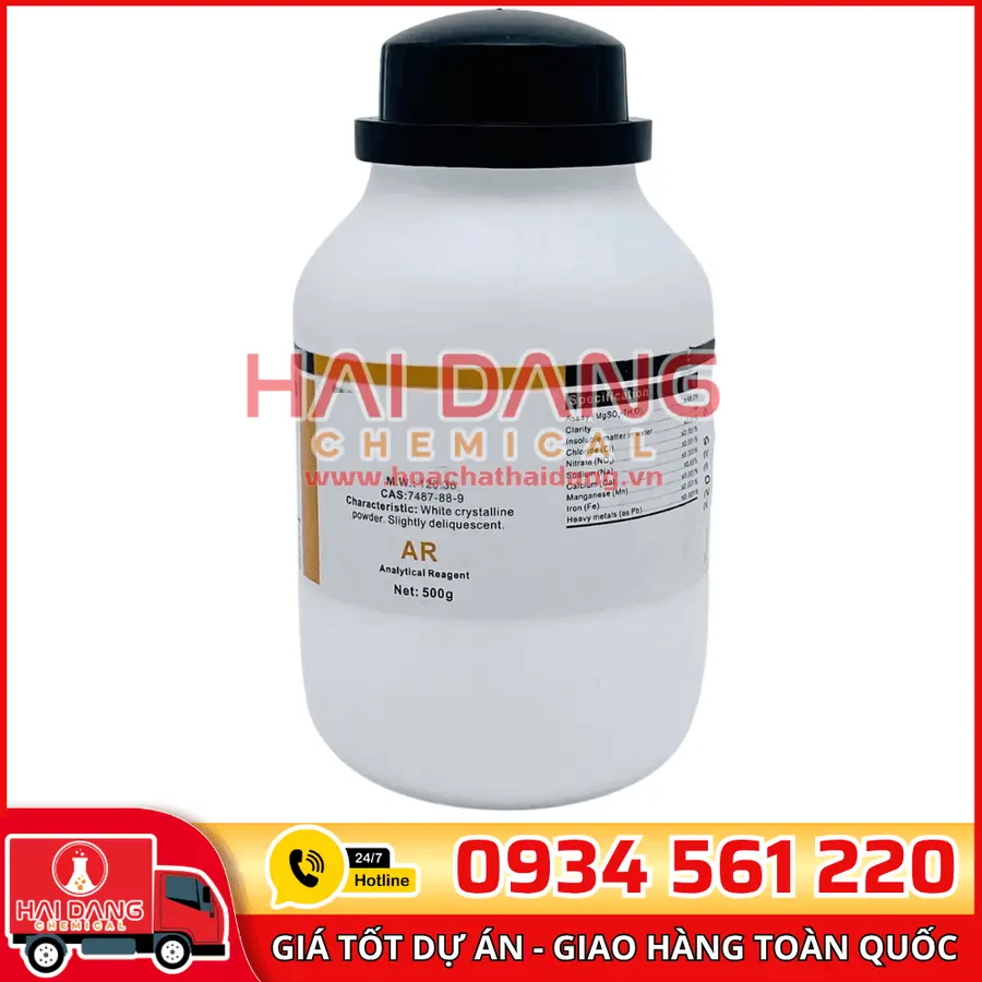 Cadmium Sulfate CdSO₄, lọ 500g - hãng Xilong
