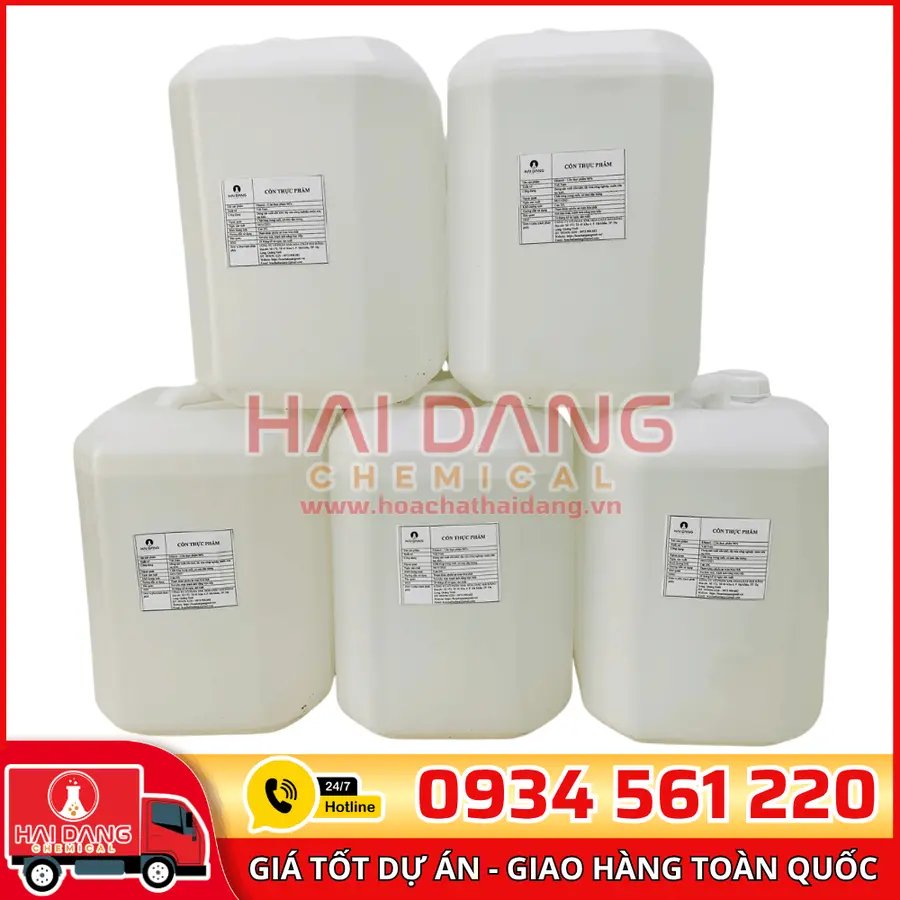 Cồn Thực Phẩm Ethanol 96% C2H5OH Việt Nam