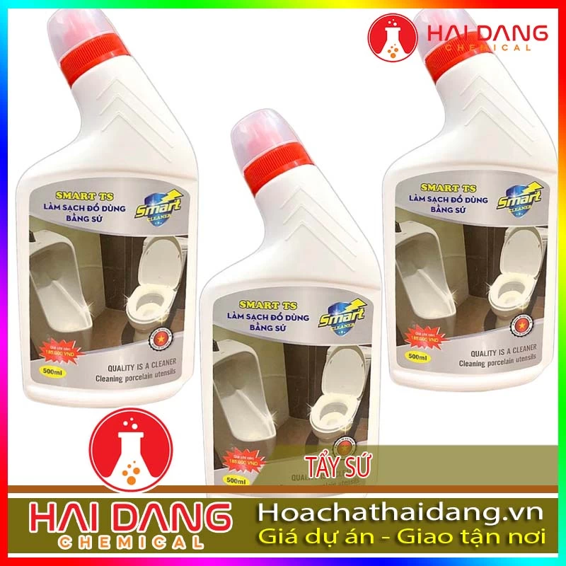 Hóa Chất Vệ Sinh Tẩy Thiết Bị Vệ Sinh Bằng Sứ Smatk