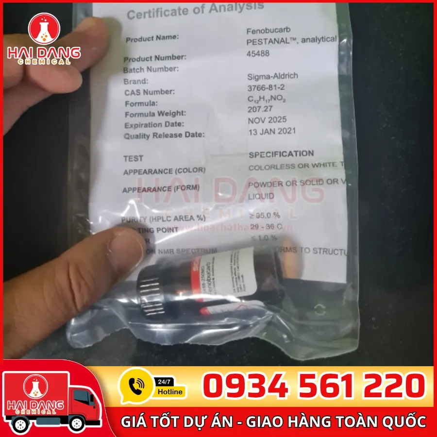 Fenobucarb PESTANAL®, analytical standard lọ 250mg, hãng Sigma