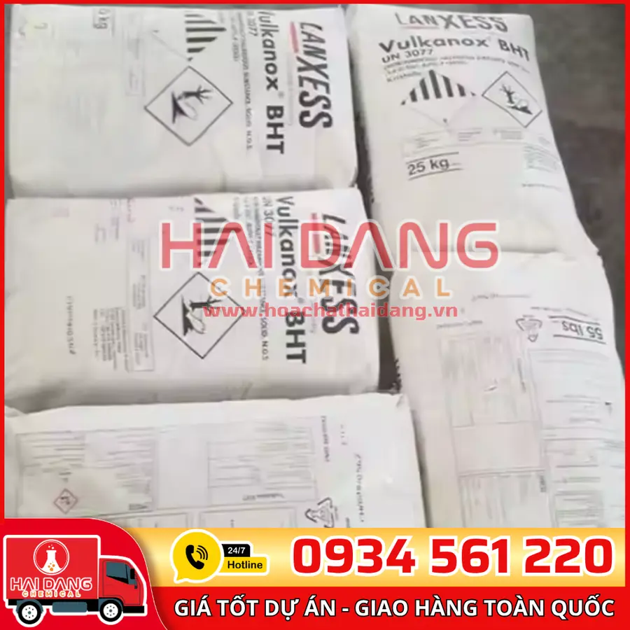 Butylated Hydroxytoluene BHT C15H24O Ấn Độ
