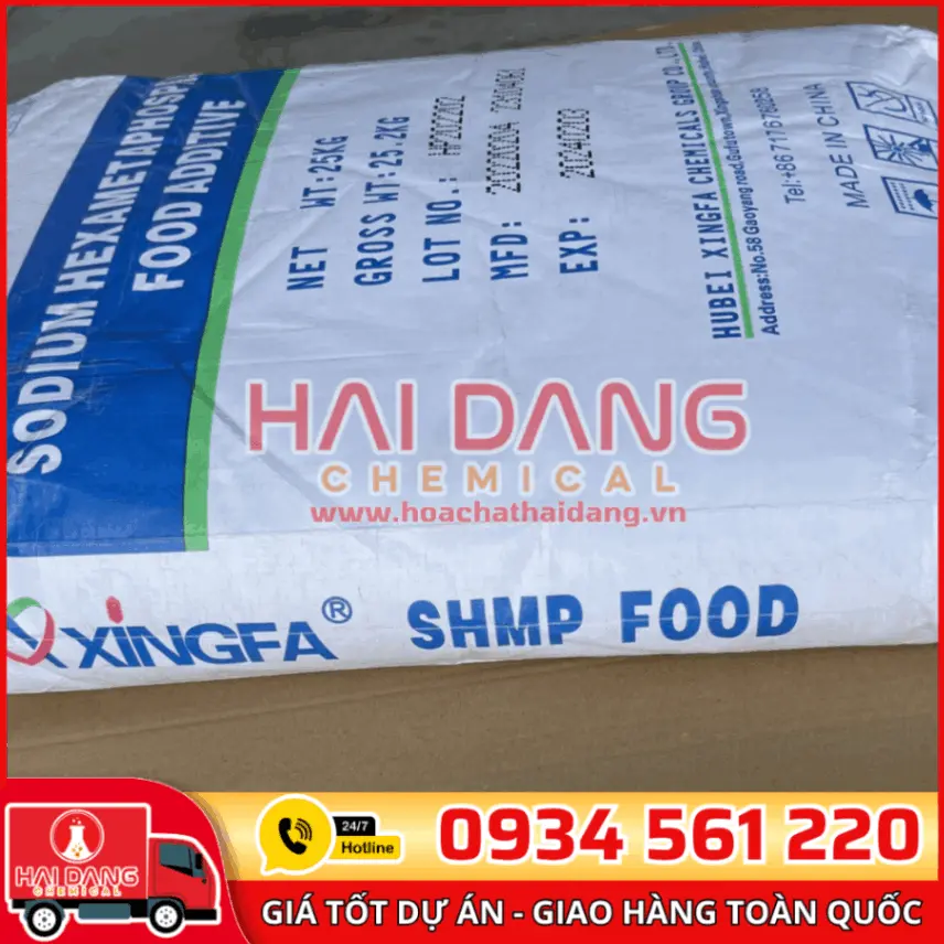Sodium Hexametaphosphate SHMP Trung Quốc