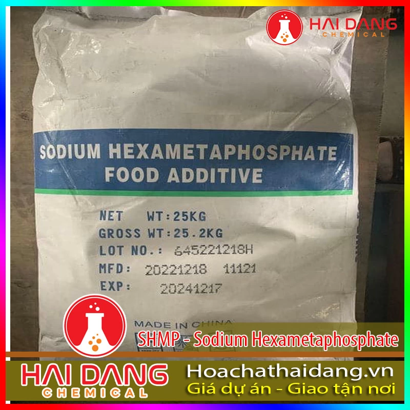 Phụ Gia Thực Phẩm Sodium Hexametaphosphate SHMP