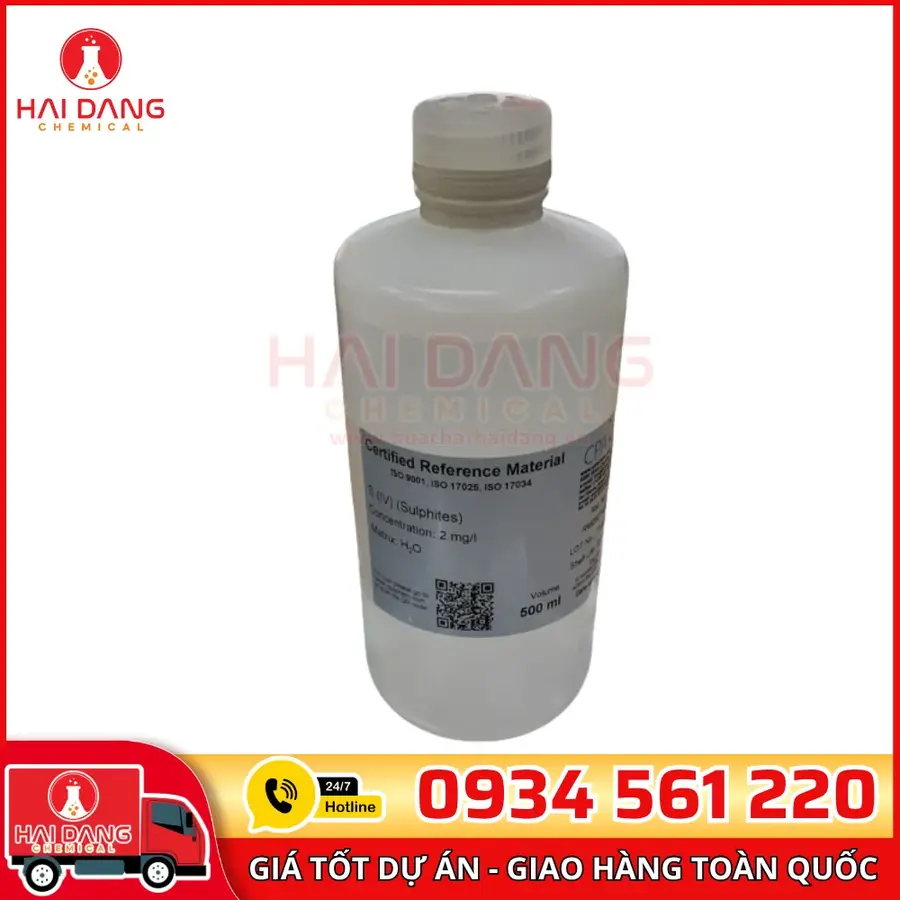 Dung Dịch Chuẩn Sulphites 2mg/L Trong Nước CPAchem