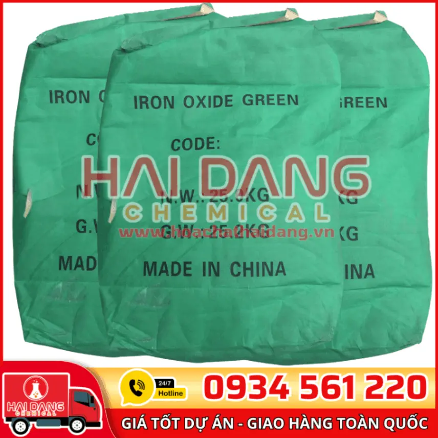 Oxit Sắt Xanh Iron Oxide Green Trung Quốc