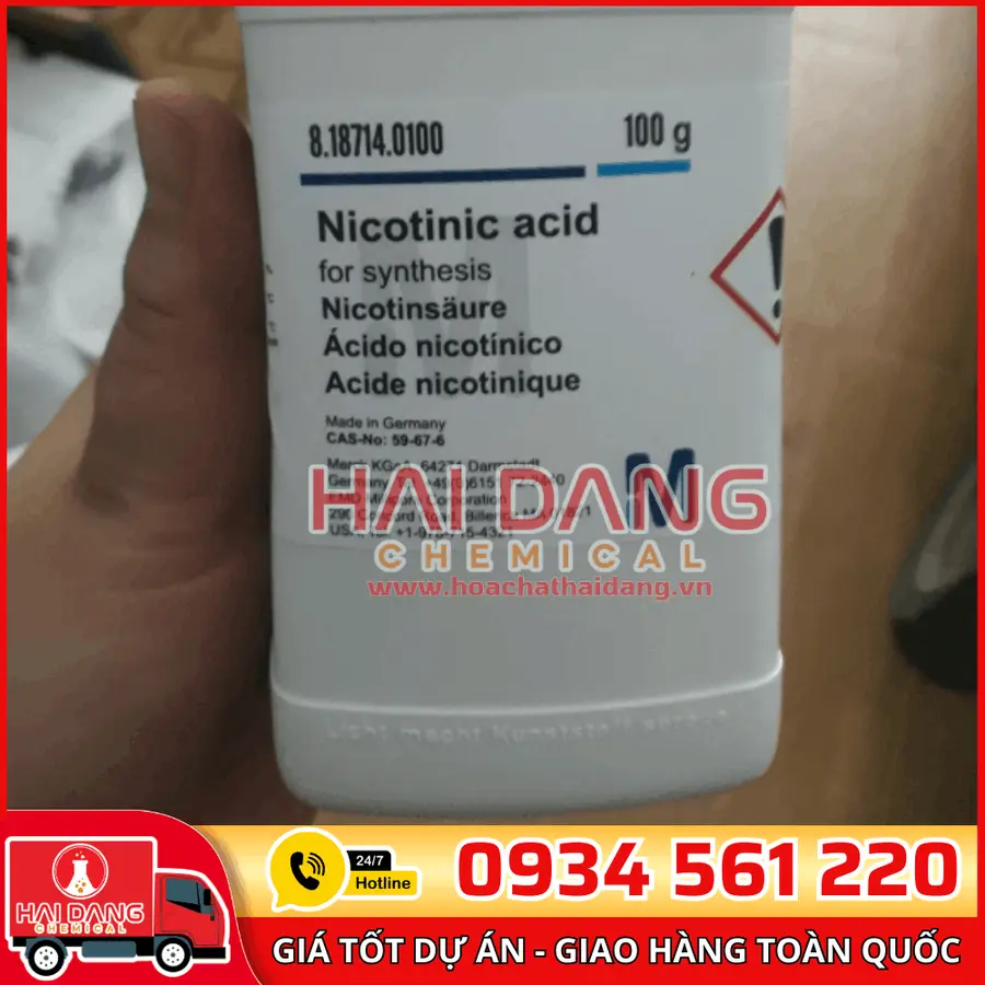 Nicotinic acid lọ 100g - Merck