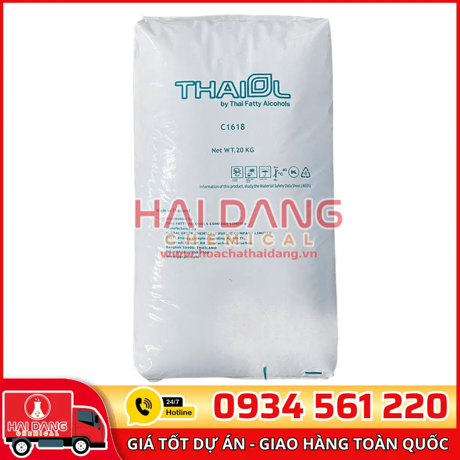 Cetyl Stearyl Alcohol Thái Lan – Tá Dược Nhũ Hóa Dược Phẩm 25Kg
