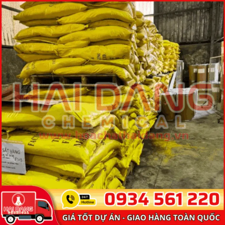 Oxit Sắt Vàng Iron Oxide Yellow Trung Quốc