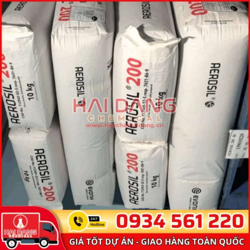 Aerosil Bỉ – Chất Tạo Độ Sánh & Ổn Định Mỹ Phẩm 10Kg/Bao