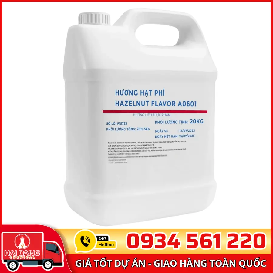 Hương Hạt Điều (Hạt Phỉ, Hạt Dẻ) Hazelnut Dạng Lỏng