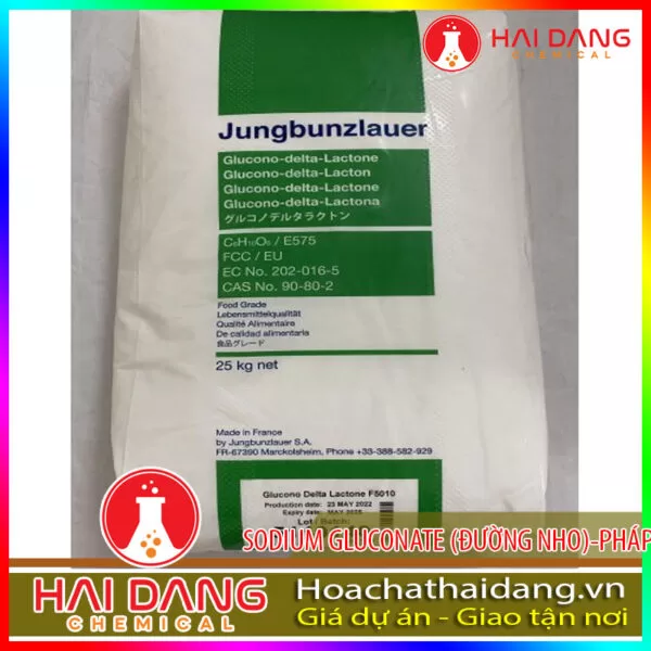 Phụ Gia Làm Tào Phớ Sodium Gluconate (Đường Nho)-Pháp