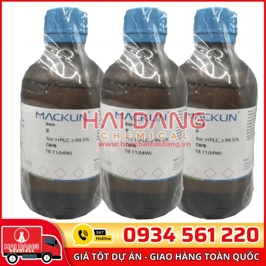 Benzene, for HPLC,≥99.5% 500g - Macklin 