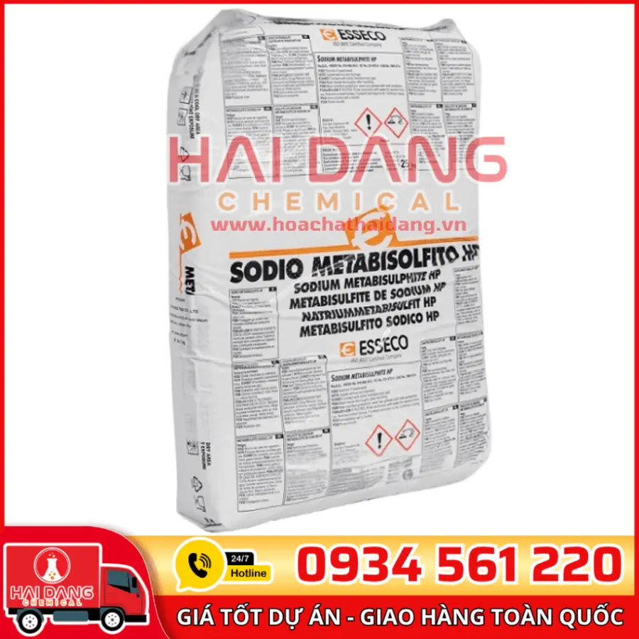 Sodium Metabisulfite Ý Bao 25kg