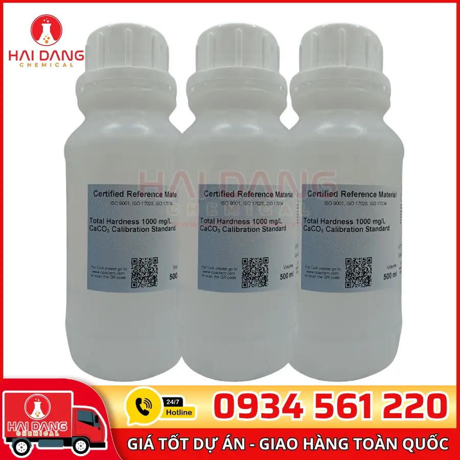 Dung Dịch Chuẩn Tổng Độ Cứng 1000mg/L CaCO₃ CPAchem