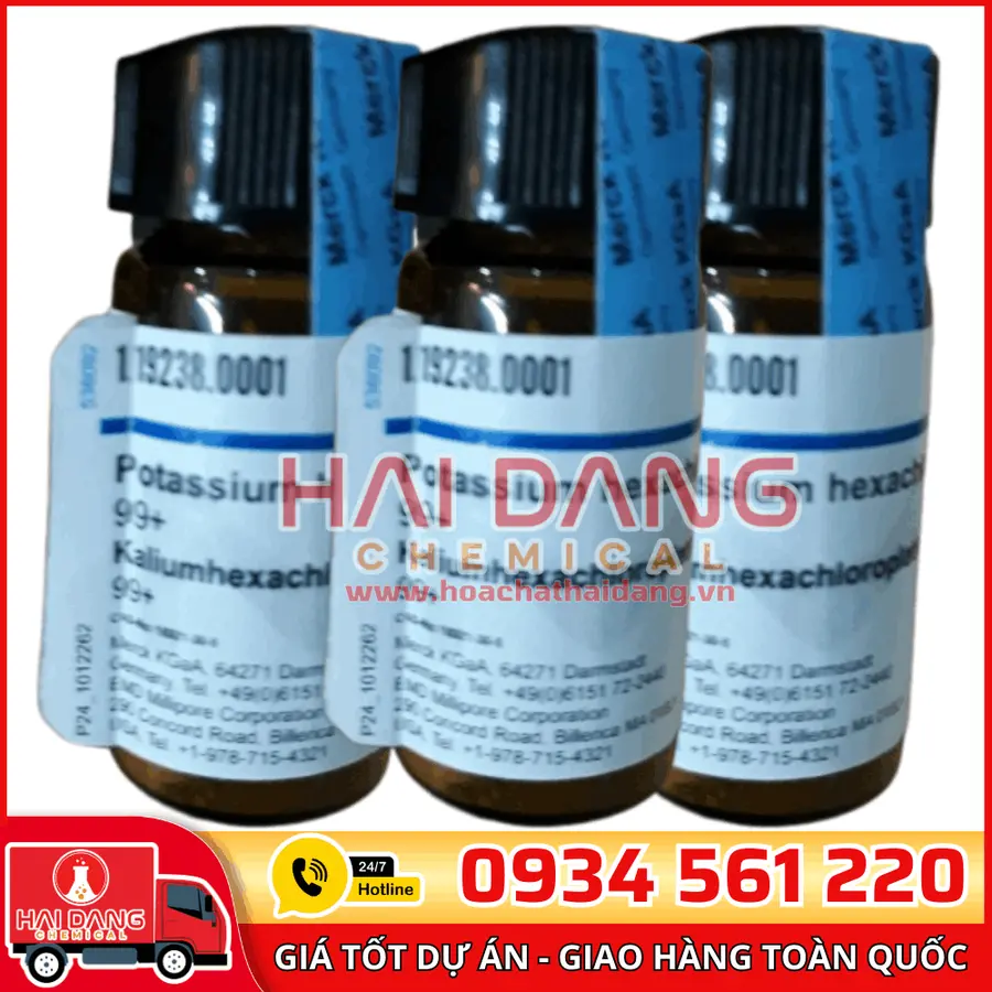 Potassium hexachloroplatinate(IV) lọ 1g - Merck