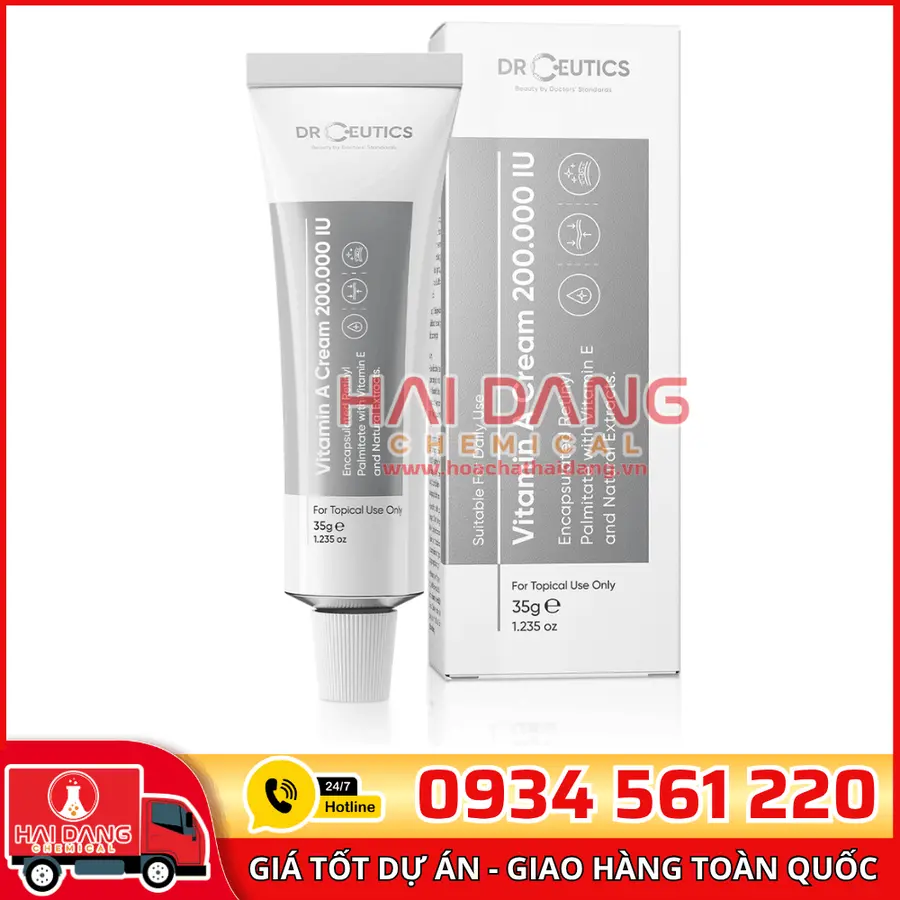 Vitamin A Retinyl Palmitate CWS Trung Quốc – Dạng Bột Ổn Định