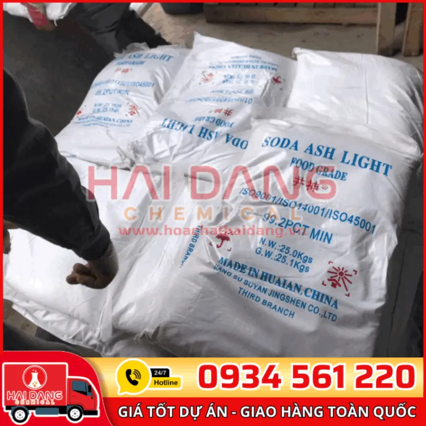 Soda Ash Light Jingshen Na2CO3 Trung Quốc 99%