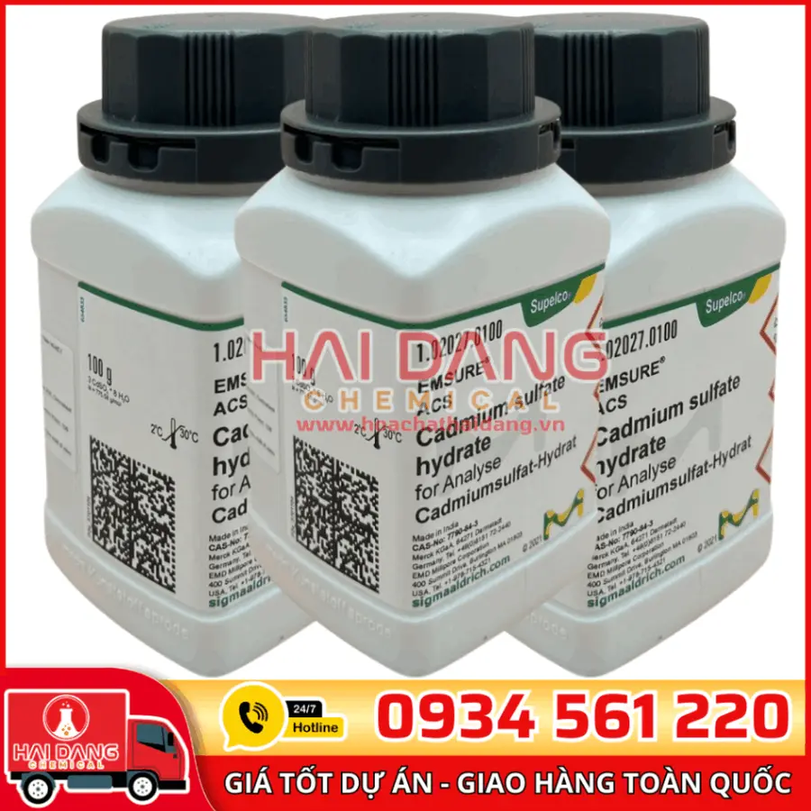 Cadmium Sulfate Hydrate lọ 100g - Merck