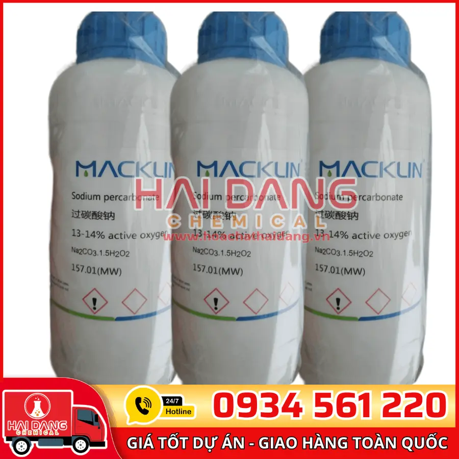 Sodium percarbonate, 13-14% active oxygen 500g – Macklin
