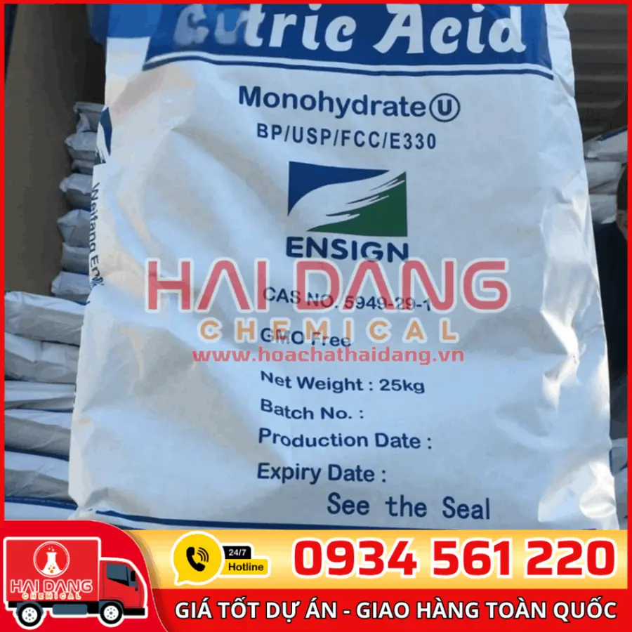 Acid Citric – Chất Làm Sạch, Chống Cặn Vôi Trong Tẩy Rửa