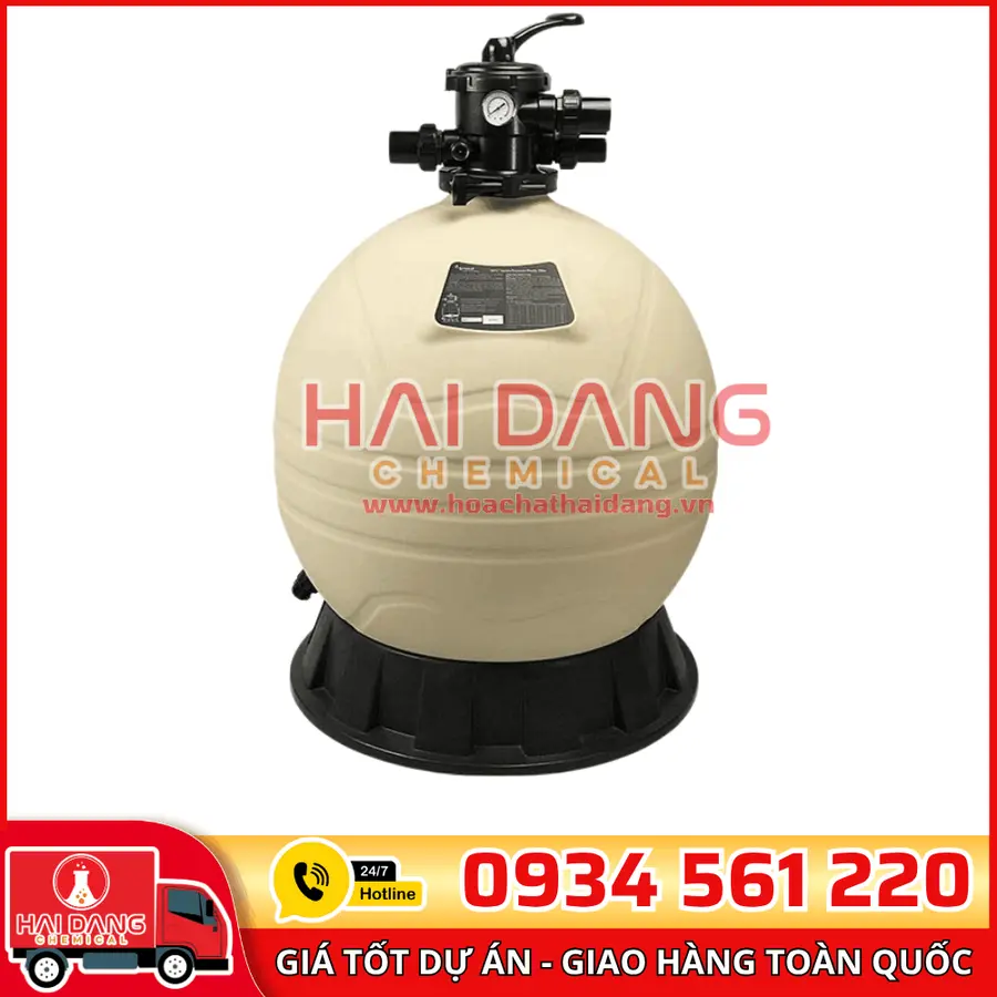 Bình Lọc Cát Bể Bơi Emaux MFV Van Đứng – Lọc Ổn Định, Dễ Dùng