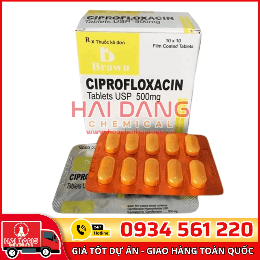 Ciprofloxacin Trung Quốc – Nguyên Liệu Sản Xuất Thuốc Kháng Sinh