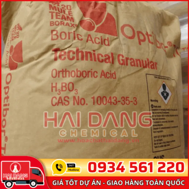 Acid Boric 99,5% H3BO3 Mỹ