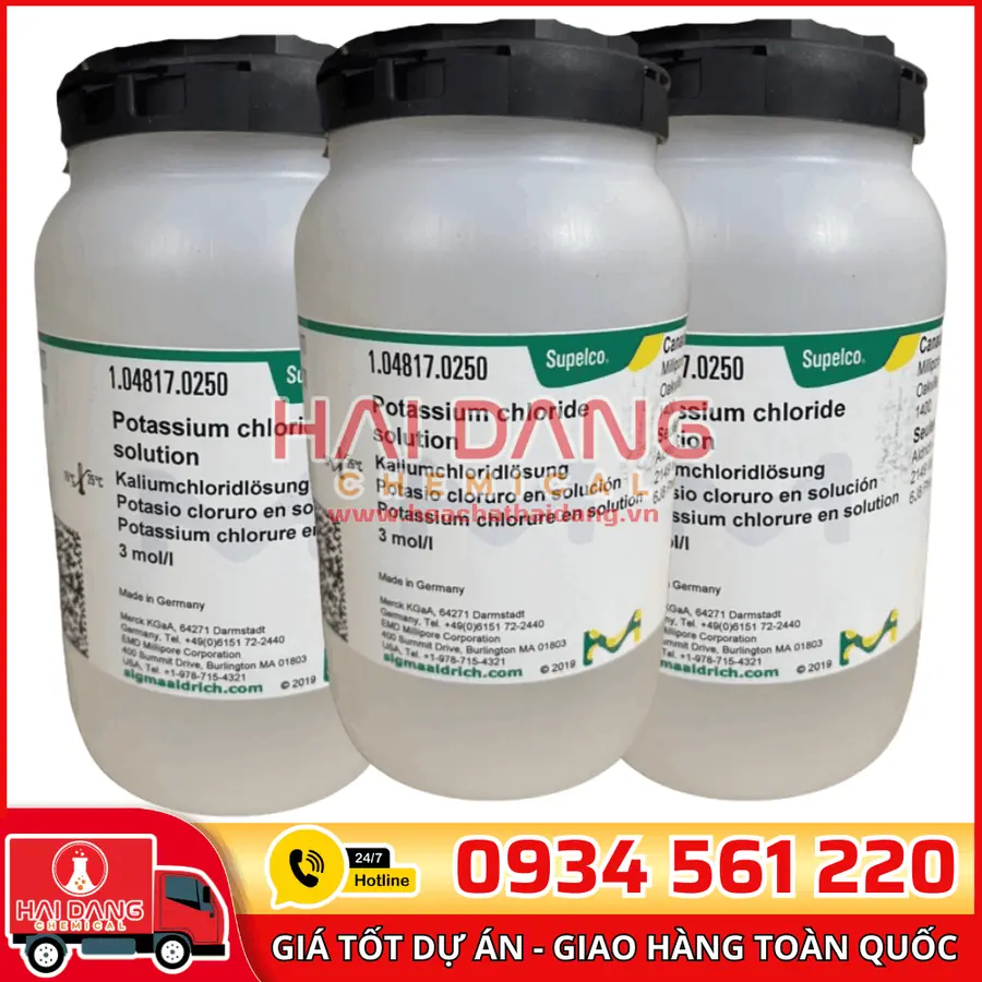 Potassium chloride 3 mol/L lọ 250ml - Merck