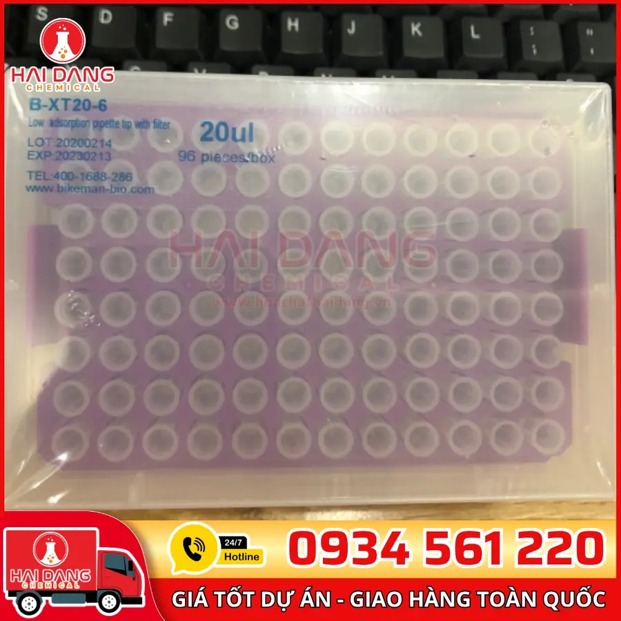 Hộp Đầu Tip Micropipette Lọc Chậm, BKMam – Trung Quốc