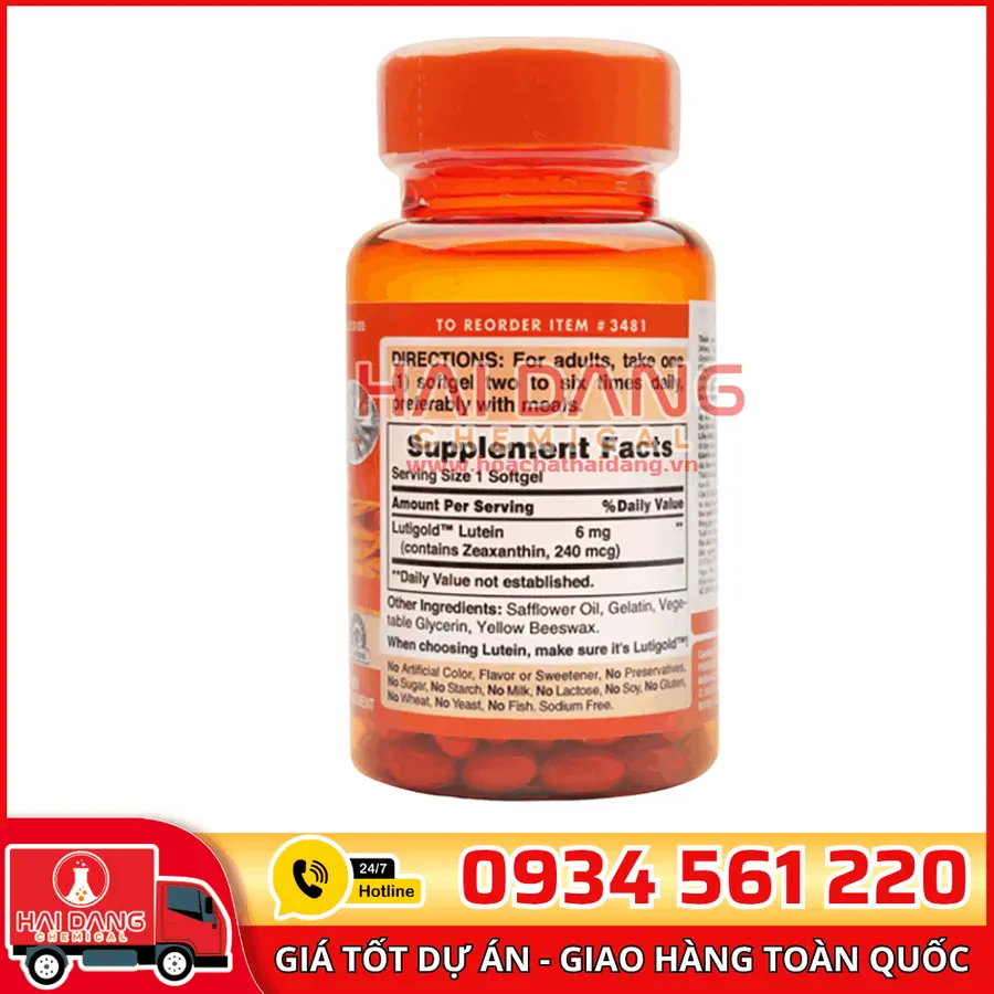 Zeaxanthin 10% 20% Trung Quốc – Nguyên Liệu Chống Oxy Hóa