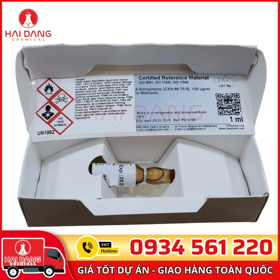 Dung Dịch Chuẩn 2-Nitrophenol 100 µg/mL – CPAchem