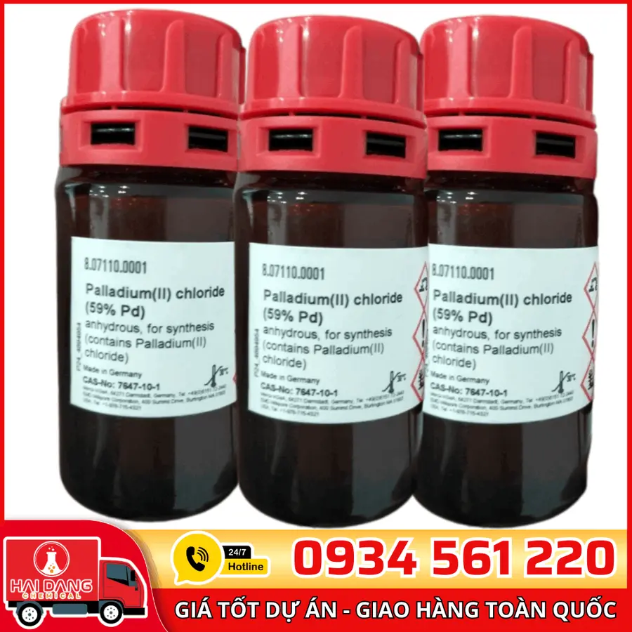 Palladium(II) chloride (59% Pd) lọ 1g - Merck 